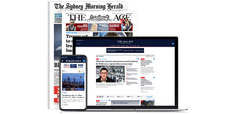 Nine's newspaper, desktop, iPad and iPhone ads