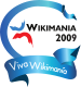 Logo of the Wikimania 2009 conference, held in Buenos Aires, Argentina