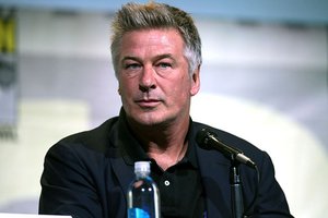 File - Alec Baldwin speaking at the 2016 San Diego Comic Con International, for "The Boss Baby", at the San Diego Convention Center in San Diego, California.