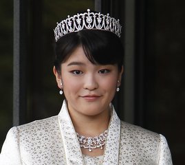 Japan's Princess Mako, the first daughter of Prince Akishino and Princess Kiko, poses for photos at Imperial Palace in Tokyo Sunday, Oct. 23, 2011. Princess Mako celebrated her 20th birthday on Sunday.