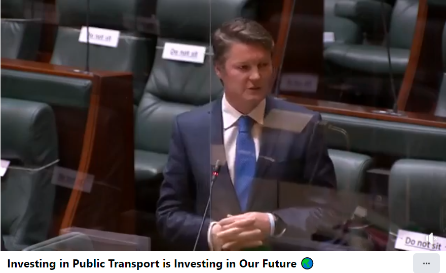 Ben Carroll in Parliament