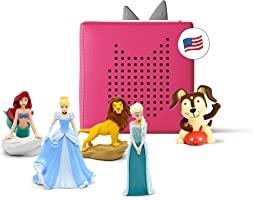 Toniebox Starter Set con Elsa, Ariel, Cenicienta, Simba y Playtime Puppy – Imagination Building, sin pantalla Digital...