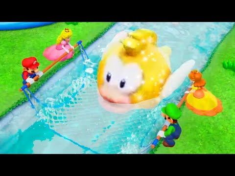 Super Mario Party - Minigames - Mario vs Peach vs Luigi vs Daisy (Master CPU)