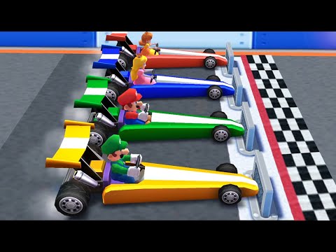 Mario Party The Top 100 MiniGames - Peach Vs Daisy Vs Mario Vs Luigi (Master Cpu)