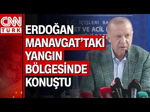 Cumhurbaşkanı Erdoğan, yangın mağdurlarına yapılacak yardımları açıkladı!