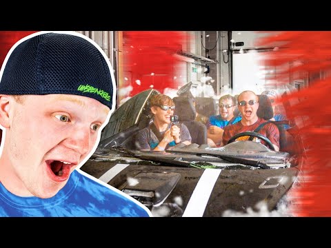 WE DROVE A CONVERTIBLE INTO A CAR WASH!!