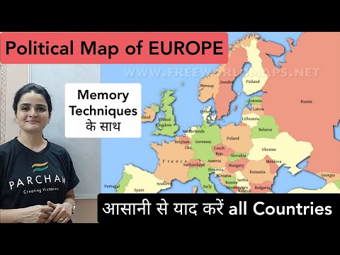 World Map: EUROPE Political Map - Learn all countries on map