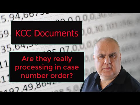 DV Lottery | Are KCC processing documents in case number order?