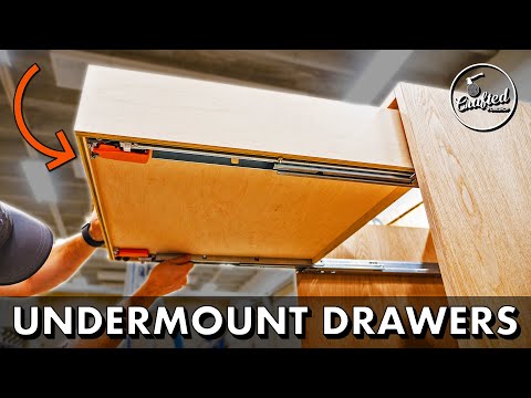 How To Make Easy DIY Drawers w/ Blum Undermount Slides // Home Bar Pt. 2