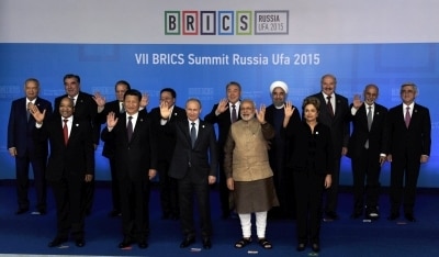  BRICS leaders and Leaders of the invited states, in Ufa Russia