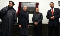 PM Modi and President of Afghanistan, Dr. Mohammad Ashraf Ghani unveiled 