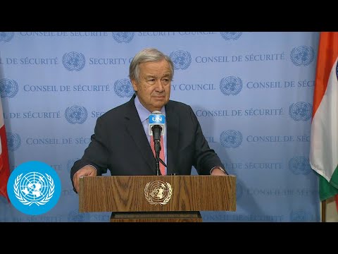 UN Secretary-General on Afghanistan, Haiti and Ethiopia - Security Council Stakeout (19 August 2021)