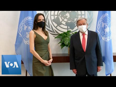 Angelina Jolie Meets With UN Secretary-General Antonio Guterres