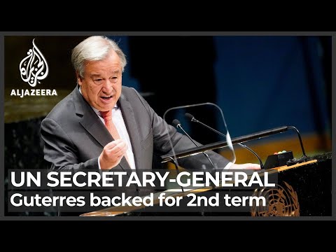 UN Security Council backs Antonio Guterres for second term