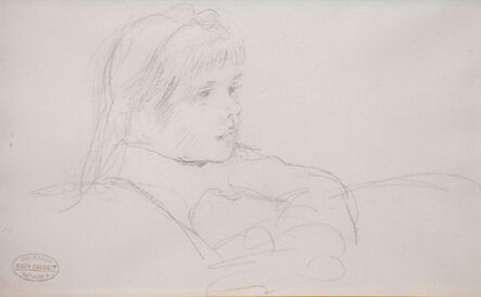 Mary Cassatt, ‘Tete de Fillette (Head of a Girl)’, ca. late 1800s