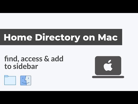 How to Find Home Directory & Add to Finder Sidebar on Mac OS, Macbook