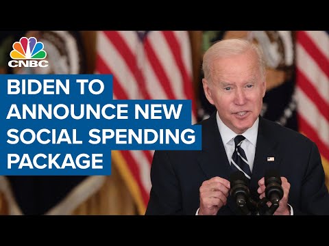 President Joe Biden to announce new social spending package framework