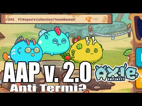 [AXIE INFINITY] AQUA AQUA PLANT (AAP) v2.0 GOOD FOR HIGH MMR? | WE REACHED 241ST WITH THIS (Tagalog)