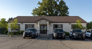 Headquarters of the Perry Township Police Department. Viewed looking north