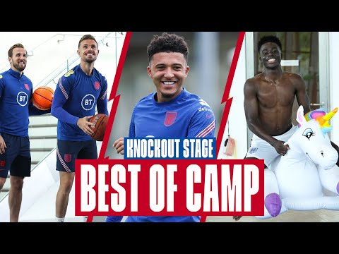 Hendo's Basketball Skills, Nutmegs & Saka's Inflatable Unicorn 🦄  Best Of Knockout Stage | England