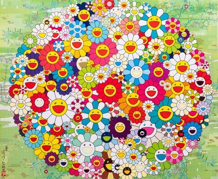 Takashi Murakami, ‘Open Your Hands Wide (With Frame)’, 2010