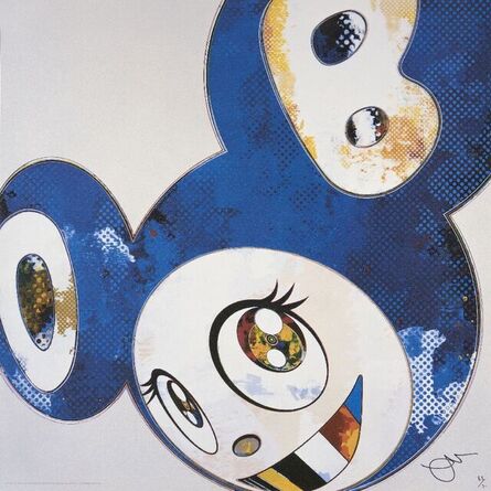 Takashi Murakami, ‘And Then X 6 (blue: The Polke Method)’, 2012