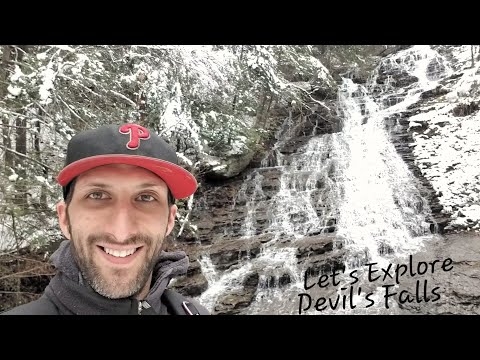 Devil's Falls | Discovering an Amazing 40ft Waterfall | Pittston, Pennsylvania