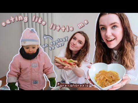 EATING MY CHILDHOOD FAVOURITE FOODS FOR A DAY *all-in anorexia recovery*