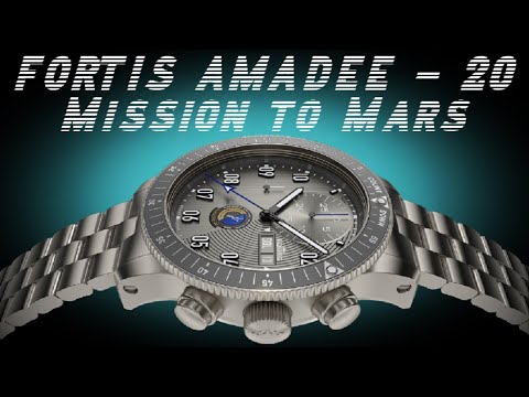 FORTIS OFFICIAL COSMONAUTS CHRONOGRAPH AMADEE 20 Mission To Mars NEW for 2021 Automatic Chronograph