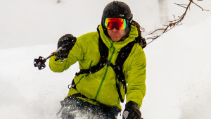 Eric Swift, vice president and managing director for Australia and New Zealand at ServiceNow, skiing in Niseko, Japan. 