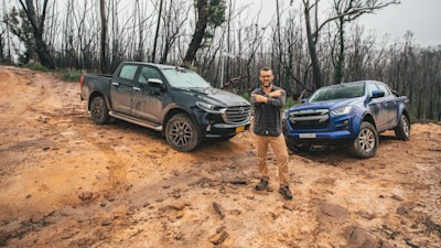 2021 Mazda BT-50 v Isuzu D-Max comparison