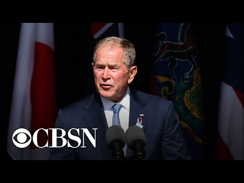 Former President Bush warns of domestic extremism on 20th anniversary of 9/11