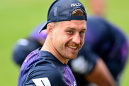 Cameron Munster is out of a knee brace and will start running next week.