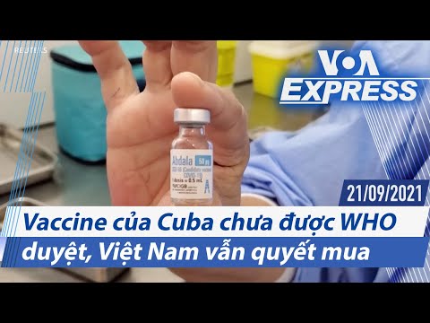 Vaccine của Cuba chưa được WHO duyệt, Việt Nam vẫn quyết mua | Truyền hình VOA 21/9/21