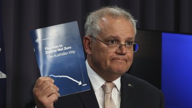 Prime Minister Scott Morrison announces his new plan to reach net zero carbon emissions by 2050.