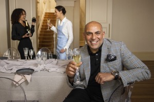 Hatem Saleh with event staff Donna Tickell (left) and Lisa Van Zanten are getting ready for the return of Melbourne food ...