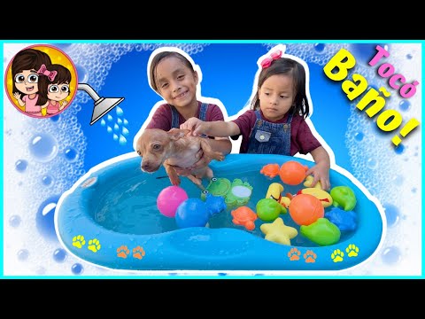 BAÑAMOS A LUQUITAS | Las Leoncitas Kids