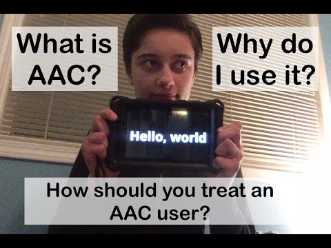 Using AAC as an autistic person