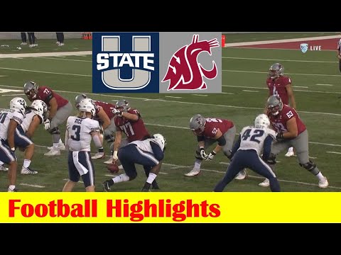 Utah State vs Washington State Football Game Highlights 9 4 2021