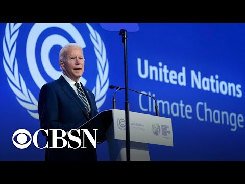 At COP26, Biden says U.S. will "lead by example" in push for urgent climate change