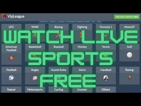 Watch Any Live Sport Free 2021- PPV NBA NFL MLB NHL MLS UFC NCAA