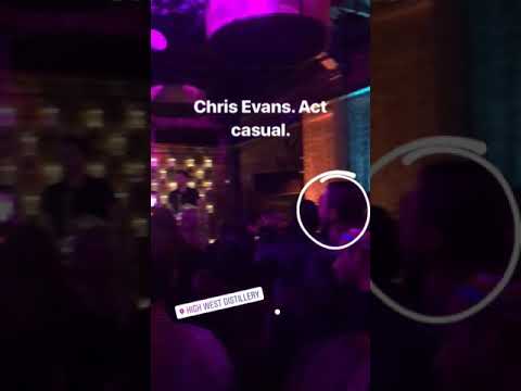 Chris Evans celebrating New Year Eve in Utah. (December 31, 2018) - @chefanika