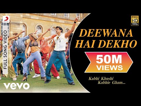 Deewana Hai Dekho Full Video - K3G|Hrithik Roshan|Kareena Kapoor|Alka Yagnik|Sonu Nigam