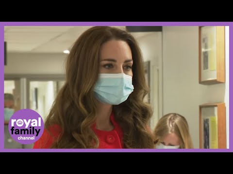 Duchess of Cambridge Views Art at Royal London Hospital