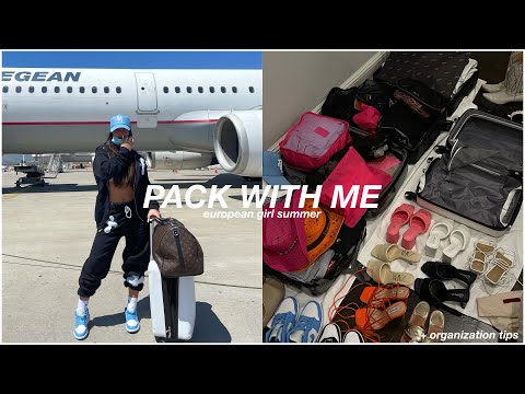 I’M GOING TO EUROPE ... PACK WITH ME *organization tips*