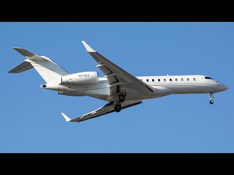 LONDON LUTON AIRPORT, Biz Jets Gulfstream Take Off & Landing