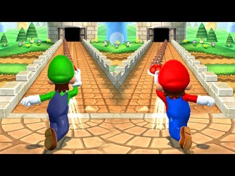 Mario Party 9 - Mario vs Luigi vs Wario vs Peach - Minigames (Master CPU)