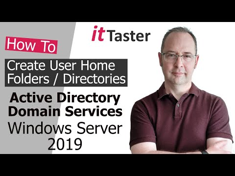 How To Create User Home Folders | Home Directories - Windows Server 2019