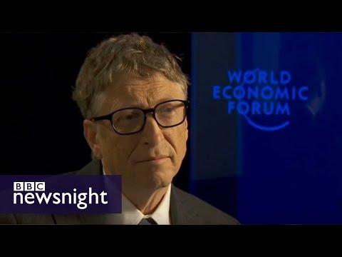 NEWSNIGHT: Jeremy Paxman challenges Bill Gates on tax