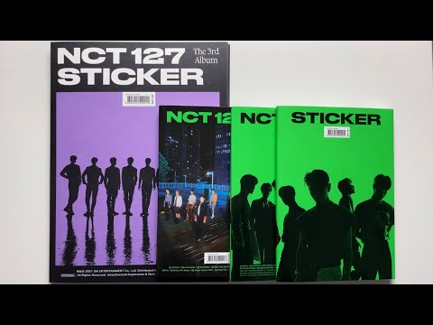 ♡Unboxing NCT 127 엔시티 127 3rd Studio Album Sticker 스티커 (Sticky, Seoul City & Sticker Ver.)♡